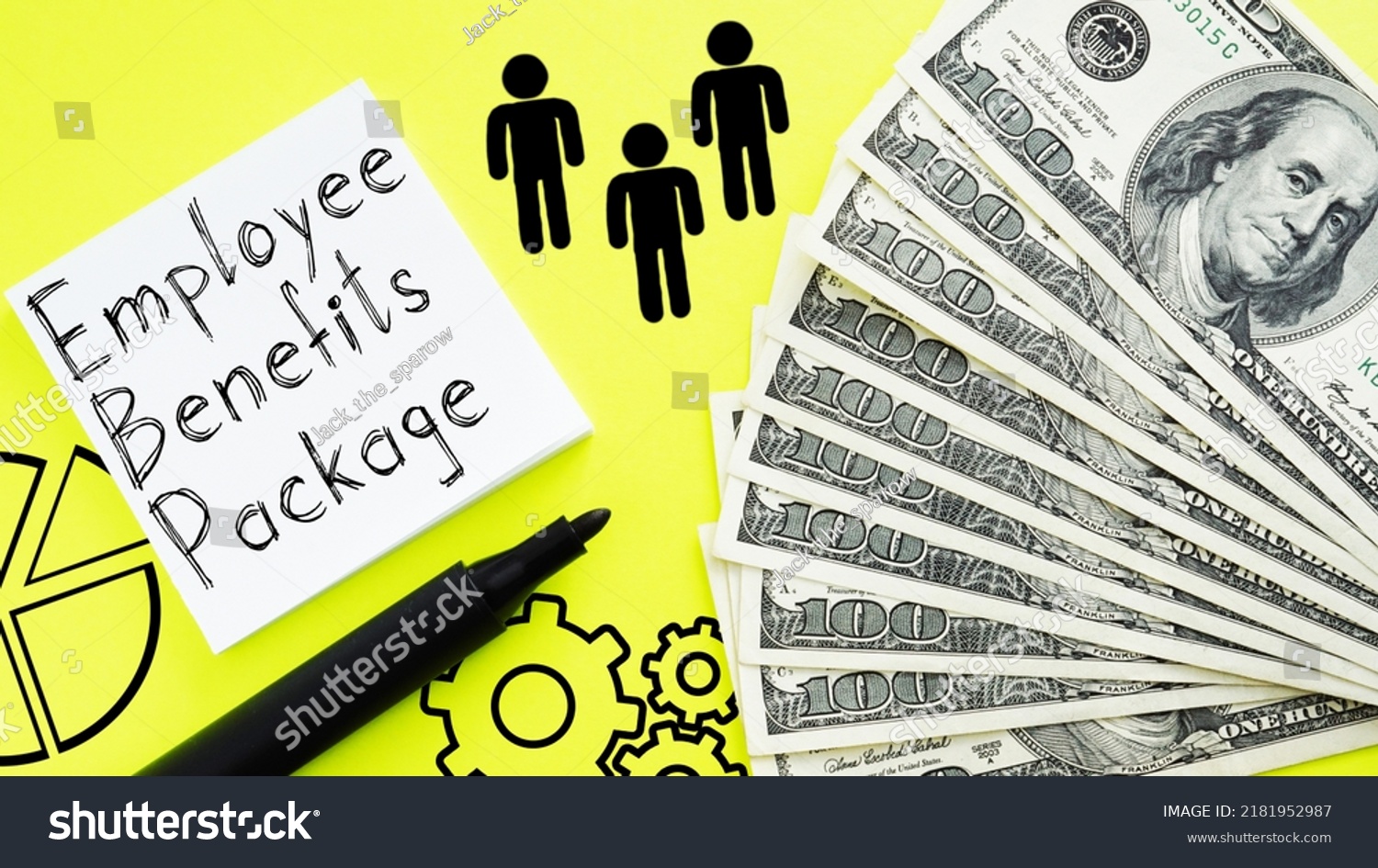 Employee Benefits Package Shown Using Text Stock Photo 2181952987 ...