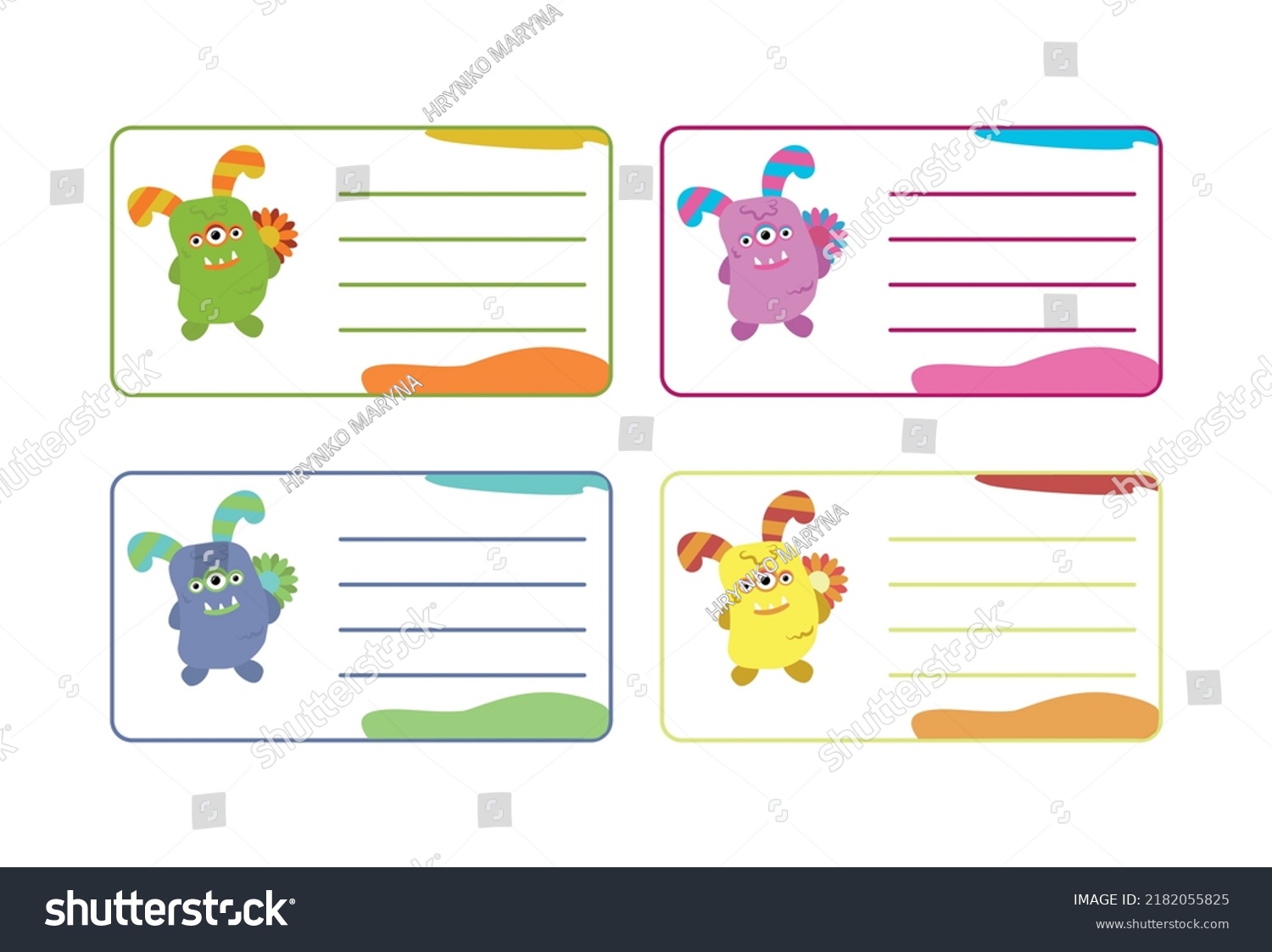 School Label Mostr Design School Label Stock Vector (Royalty Free ...