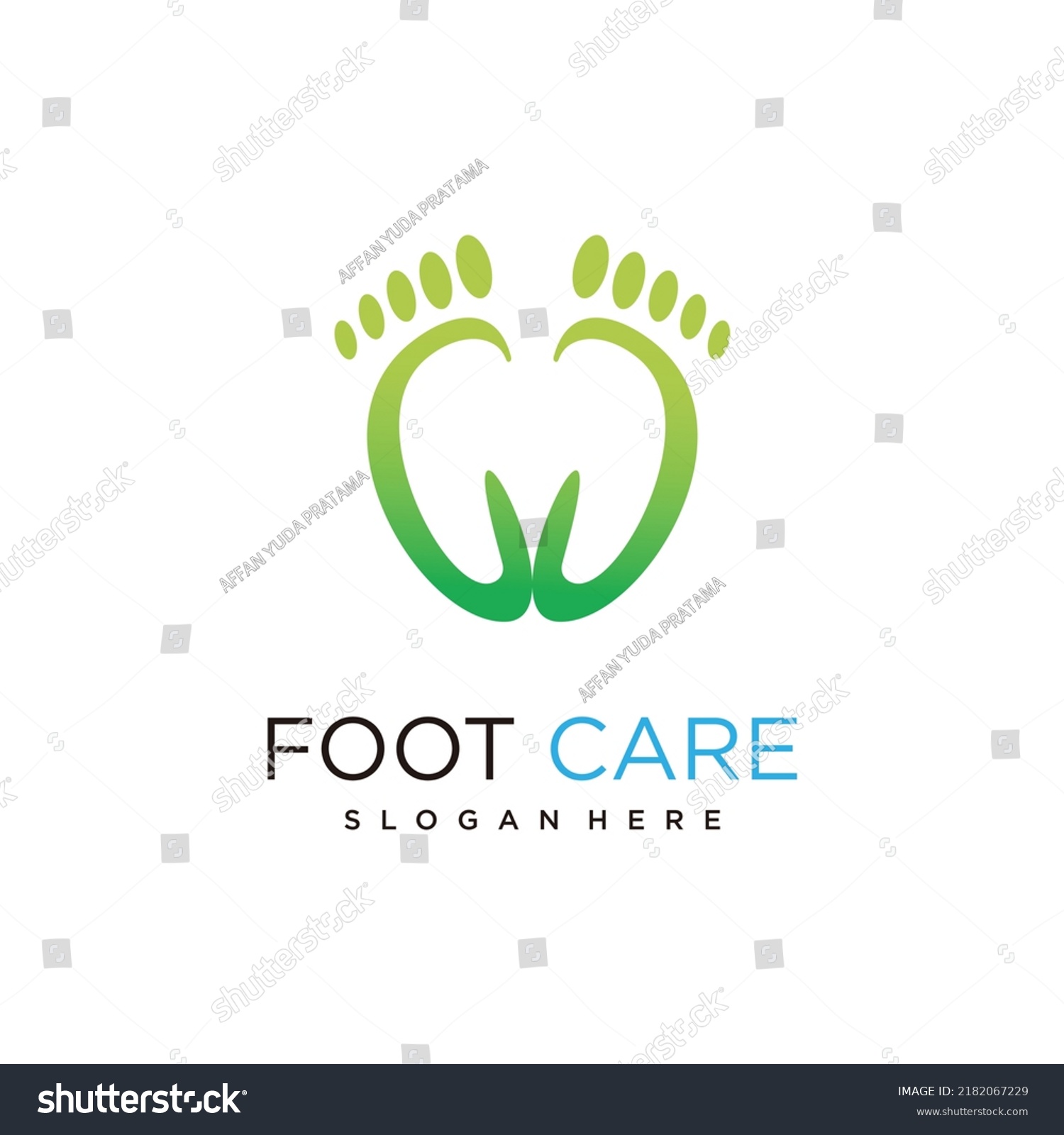 Podiatry Logo Creative Design Premium Vector Stock Vector (Royalty Free ...