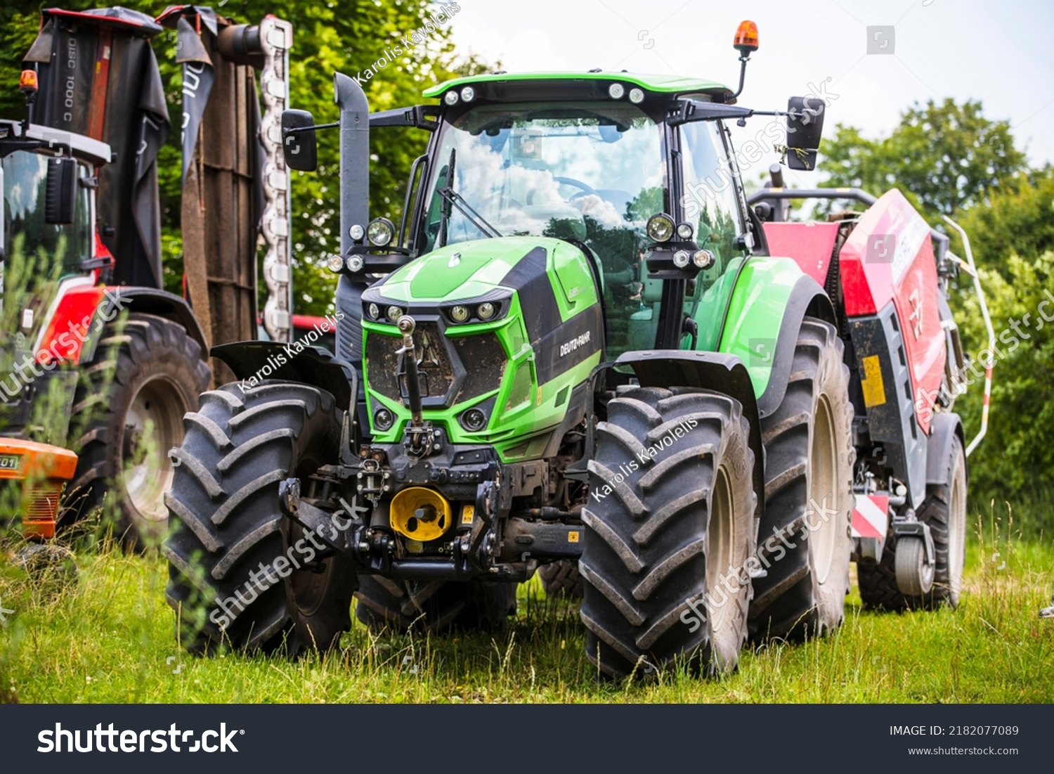 Ignalina Lithuania 20220723 Deutz Fahr 6185 Stock Photo 2182077089 ...