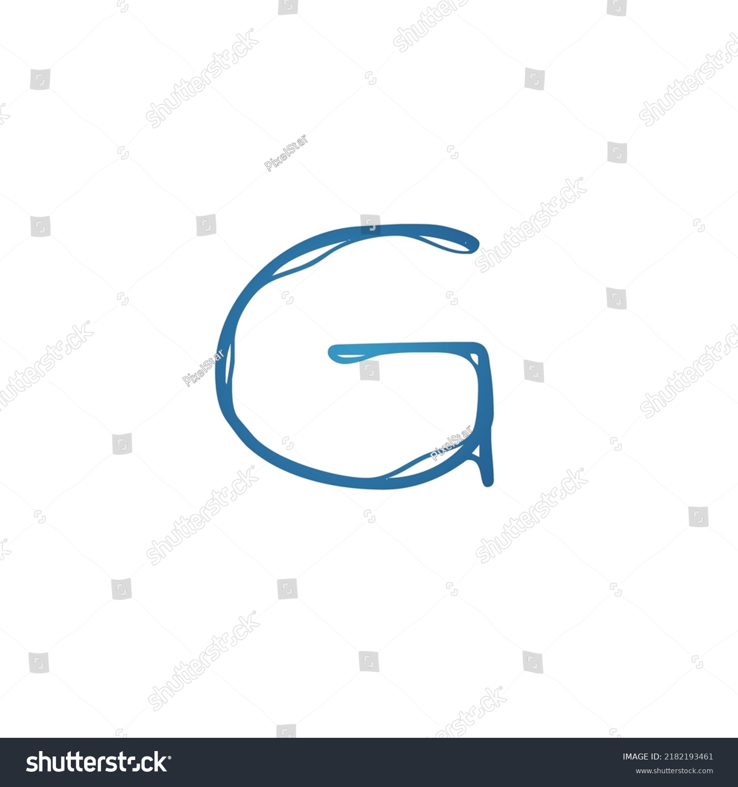 Water Alphabet Vector Letters Set Stock Vector (Royalty Free ...