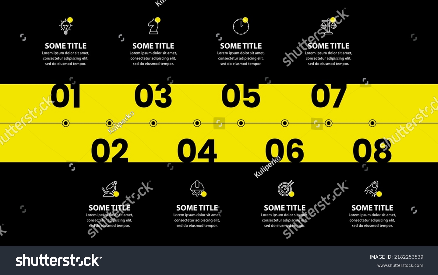 Infographic Template Icons 8 Options Steps Stock Vector Royalty Free 2182253539 Shutterstock 6695