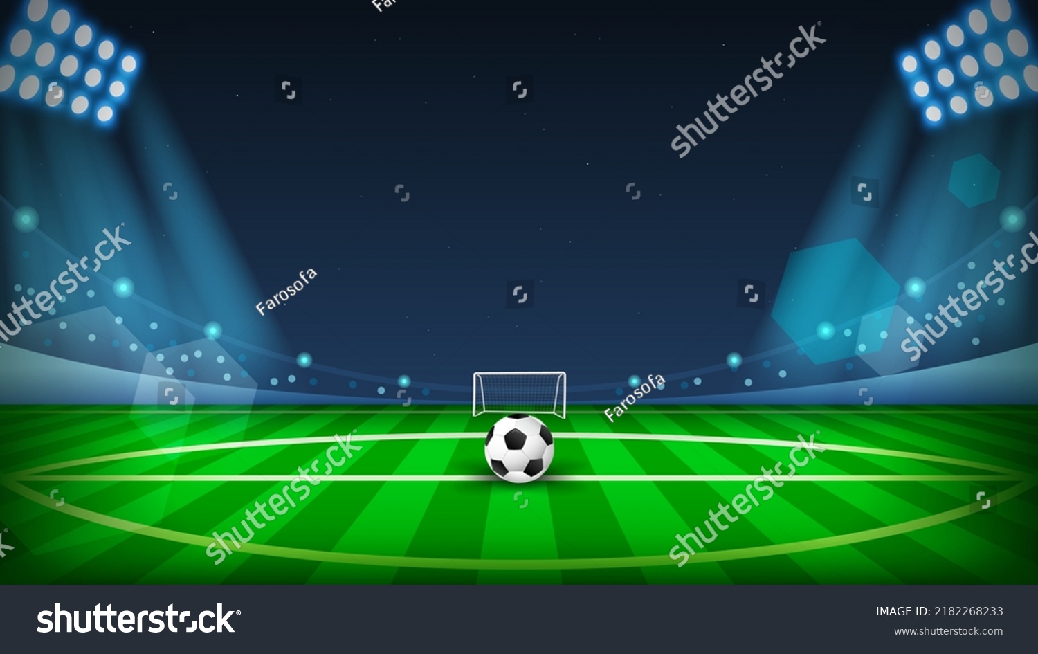 Soccer Sports Stadium Vector Illustration Soccer Stock Vector (Royalty ...