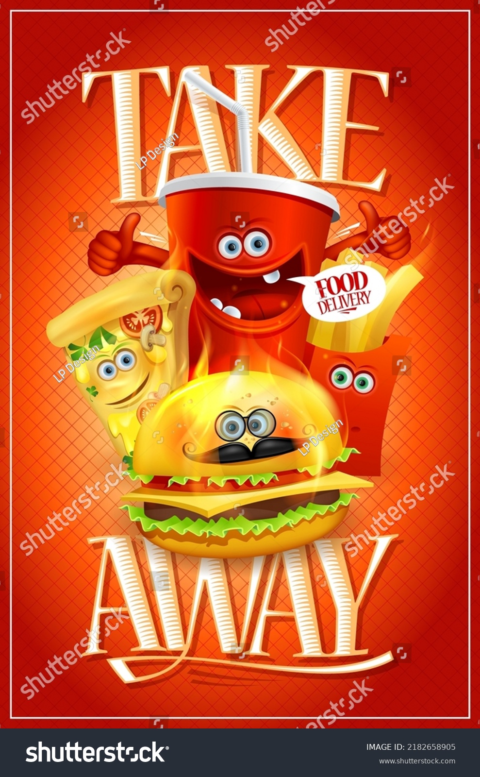 take-away-food-food-delivery-vector-stock-vector-royalty-free