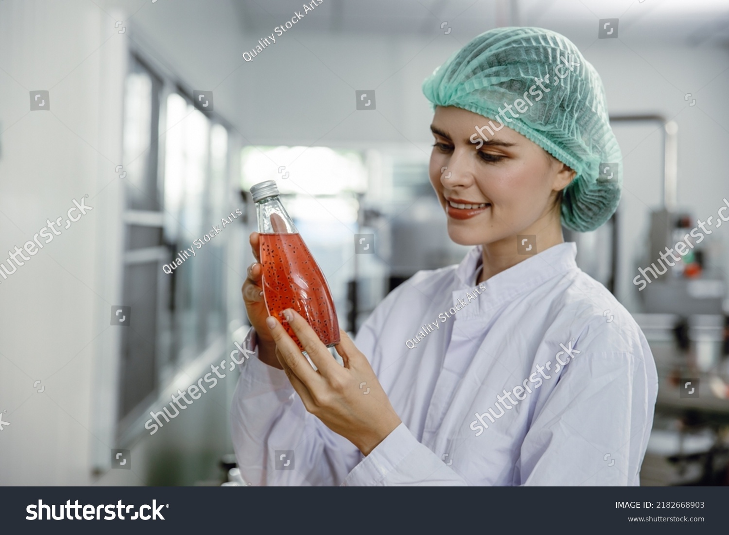 Quality Control Food Safety Inspector Test Stock Photo 2182668903 ...