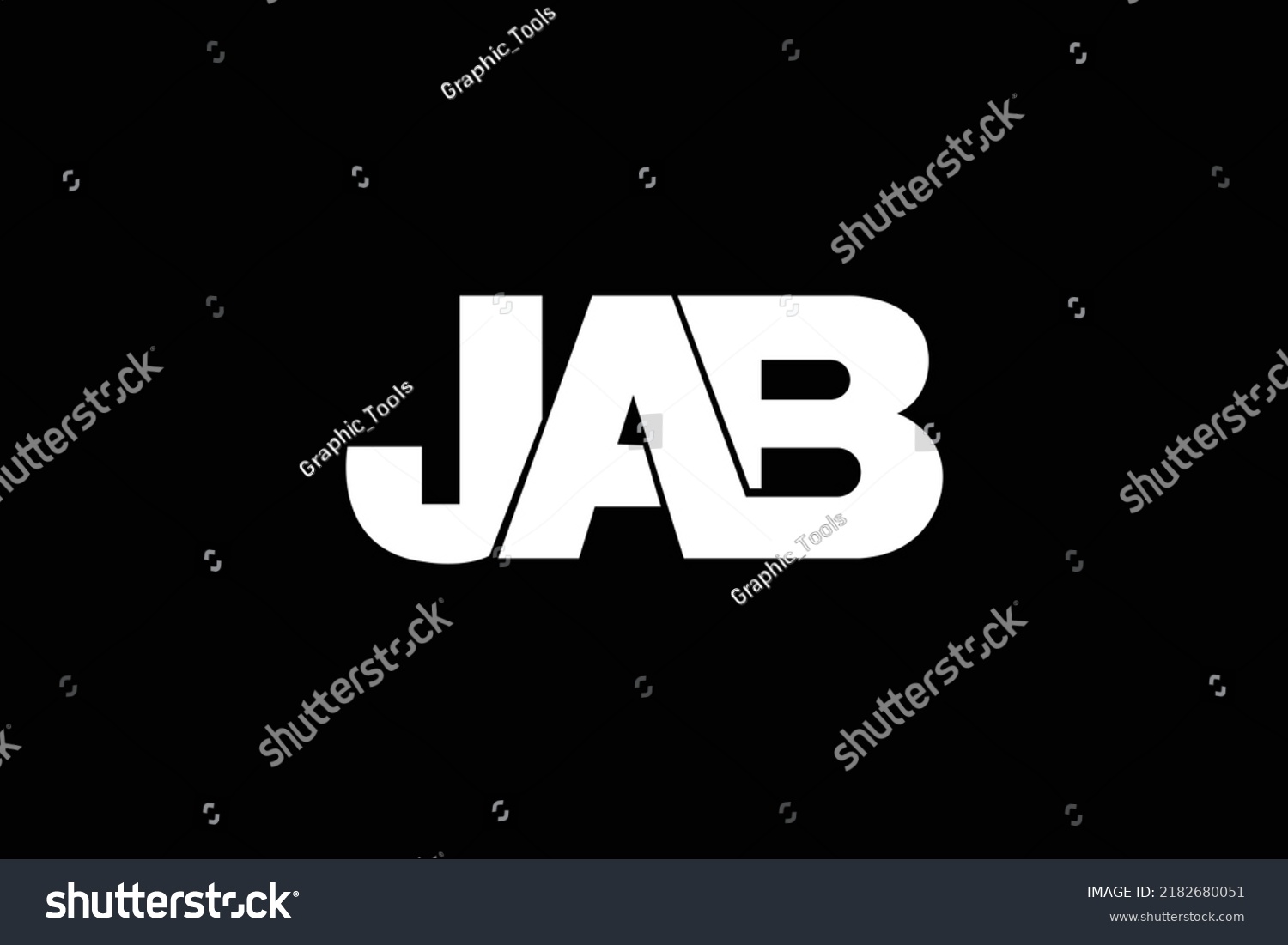 Letter Jab Logo Alphabet Design Icon Stock Vector (Royalty Free ...