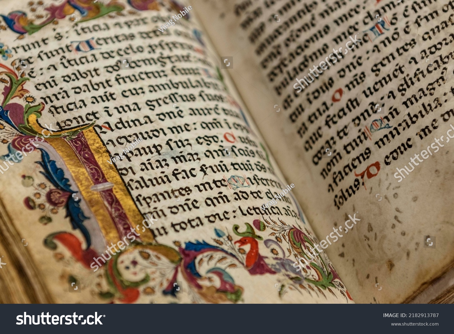 Medieval Manuscript Palermo Sicily 2014 Stock Photo 2182913787 ...