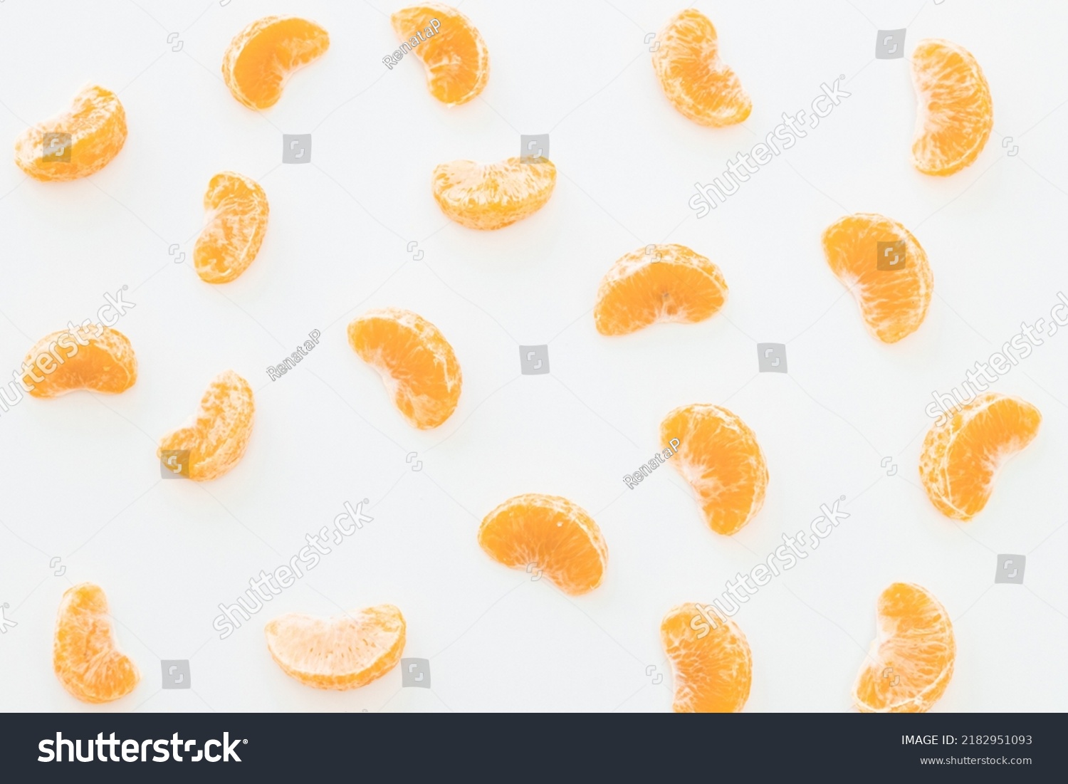 Collection Tangerine Food Background Citrus Fruits Stock Photo