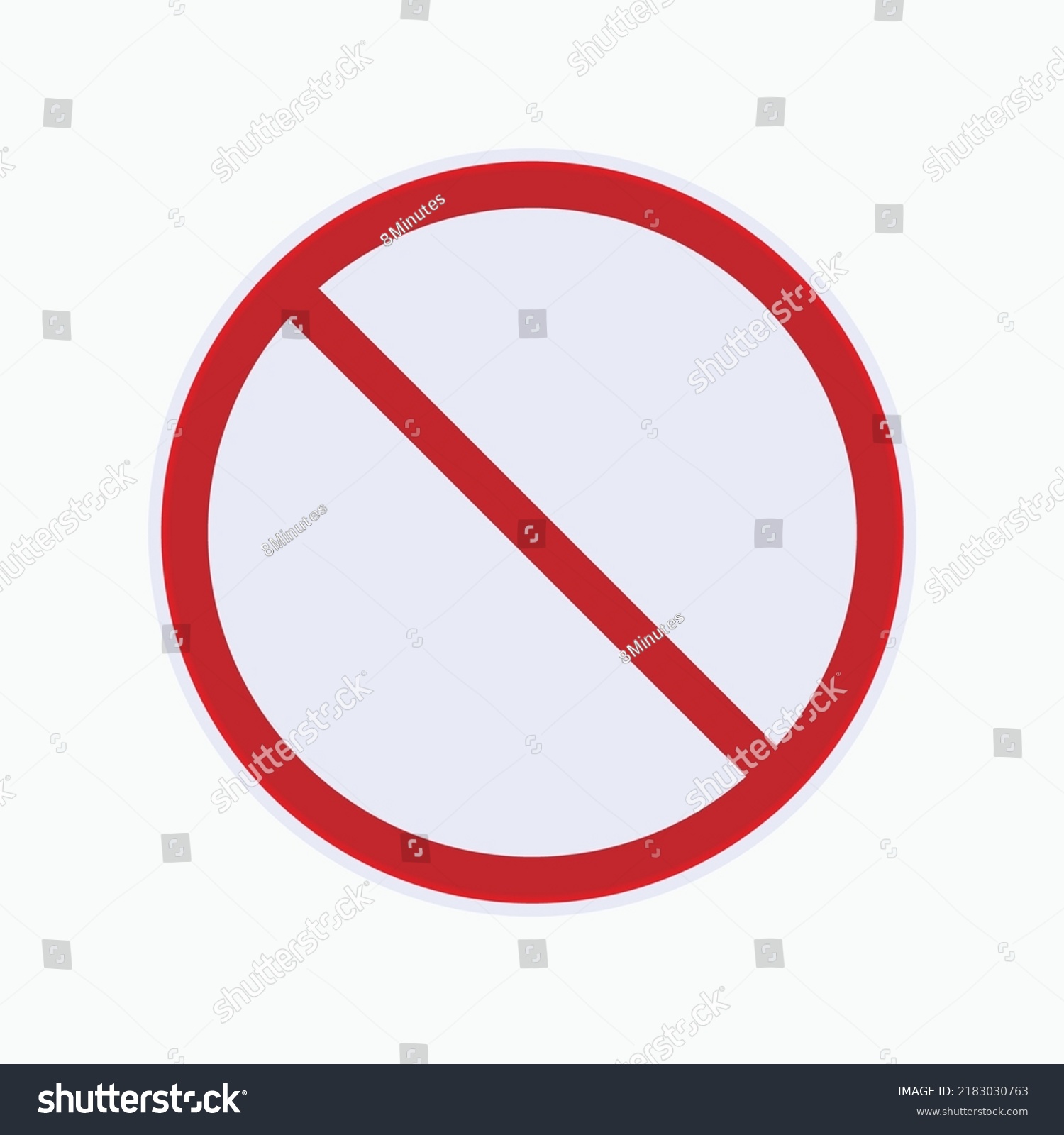 Forbidden Icon Prohibition Symbol Vector Stock Vector (Royalty Free ...