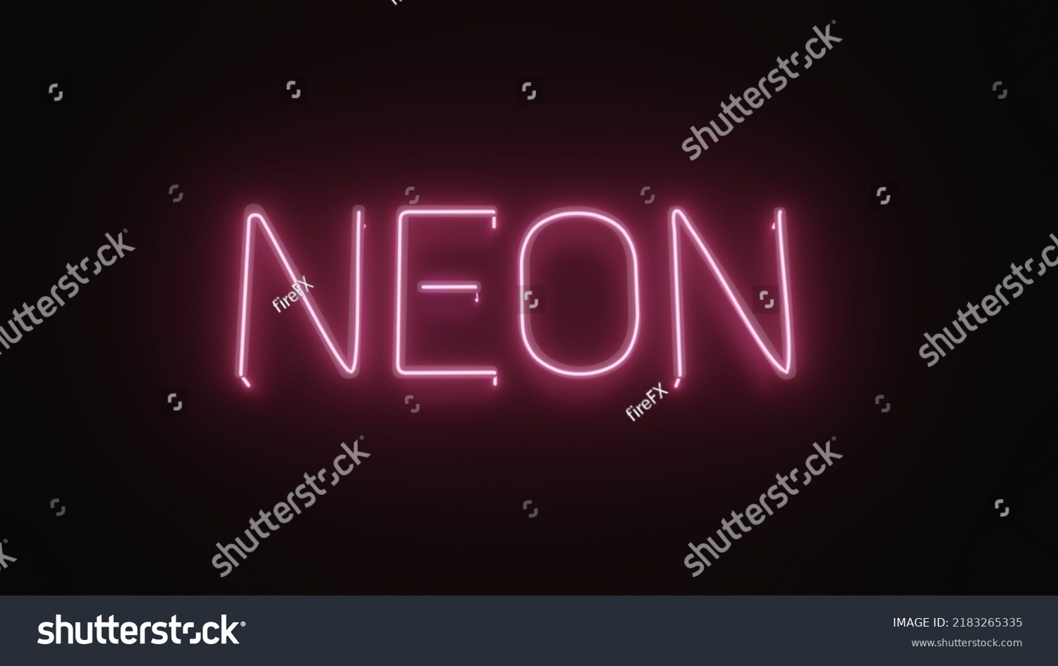 Neon Light Wallpaper Written Neon Stock Photo 2183265335 