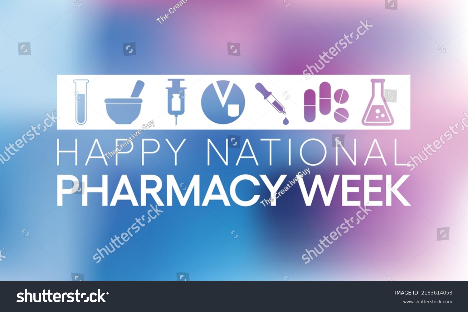 National Pharmacy Week Observed Every Year Stock Vector (Royalty Free