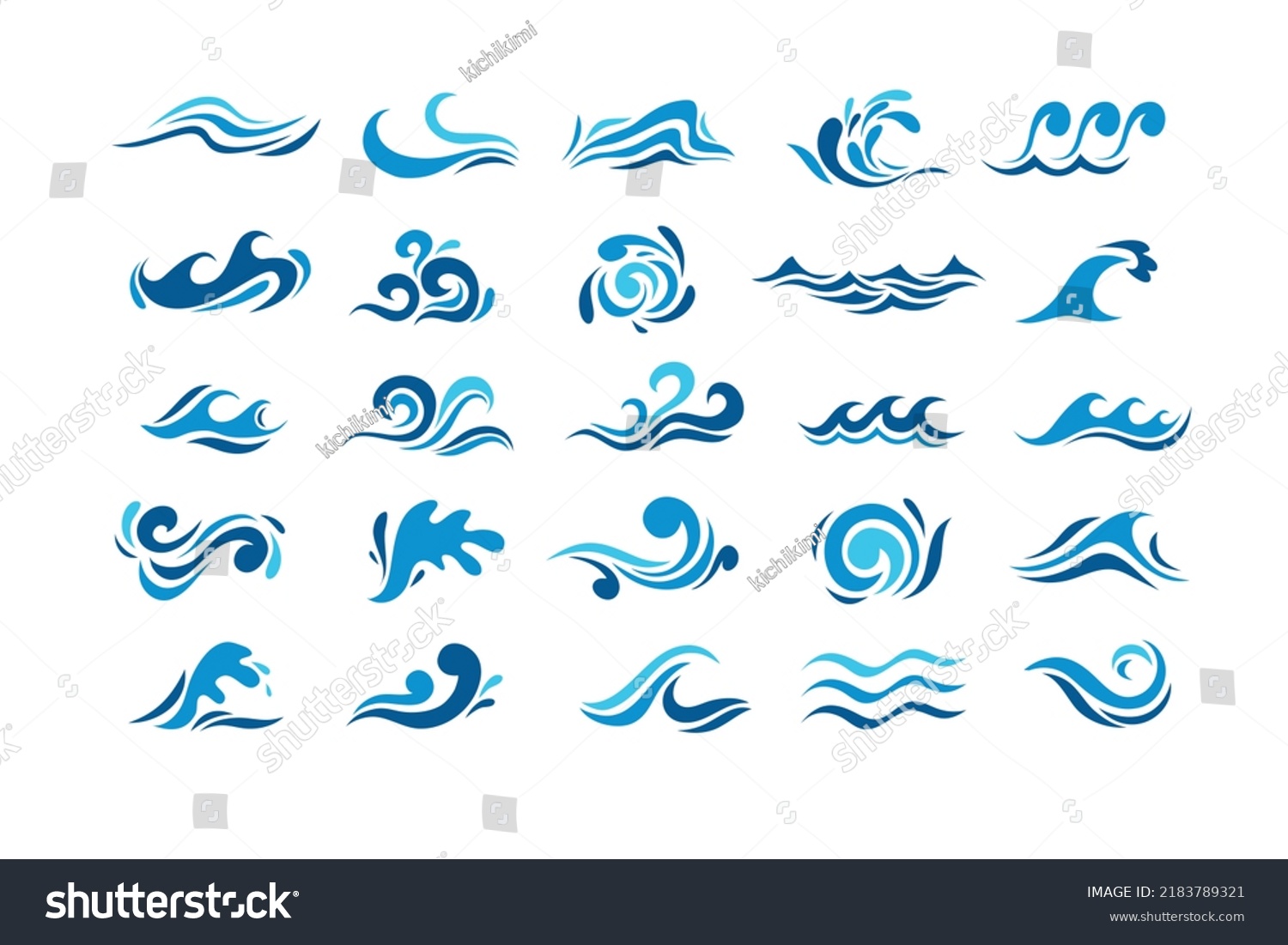 Water Splash Logo Vector Icon Illustration Stock Vector (Royalty Free ...