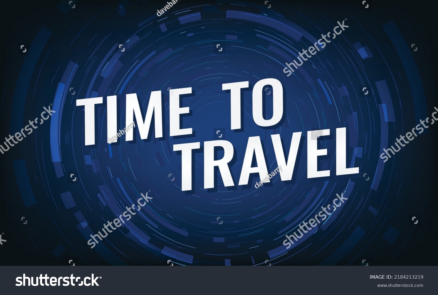 Time Travel Word Concept Vector Illustration Stock Vector (Royalty Free ...