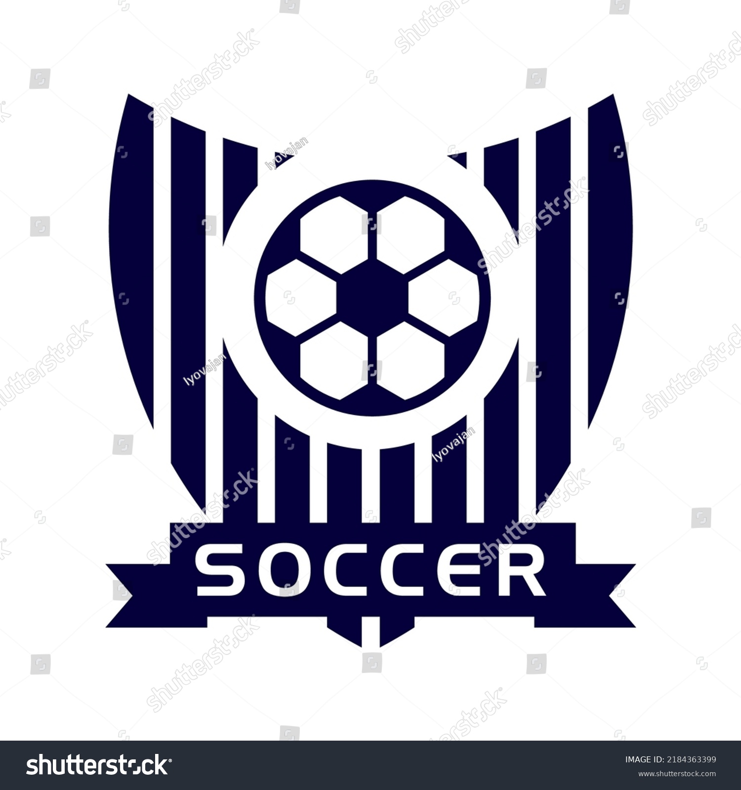 Football Club Logo Fenix Ball Emblem Stock Vector (Royalty Free ...