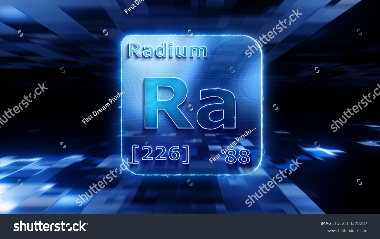 Modern Periodic Table Element Radium 3d Stock Illustration 2184378287 Shutterstock