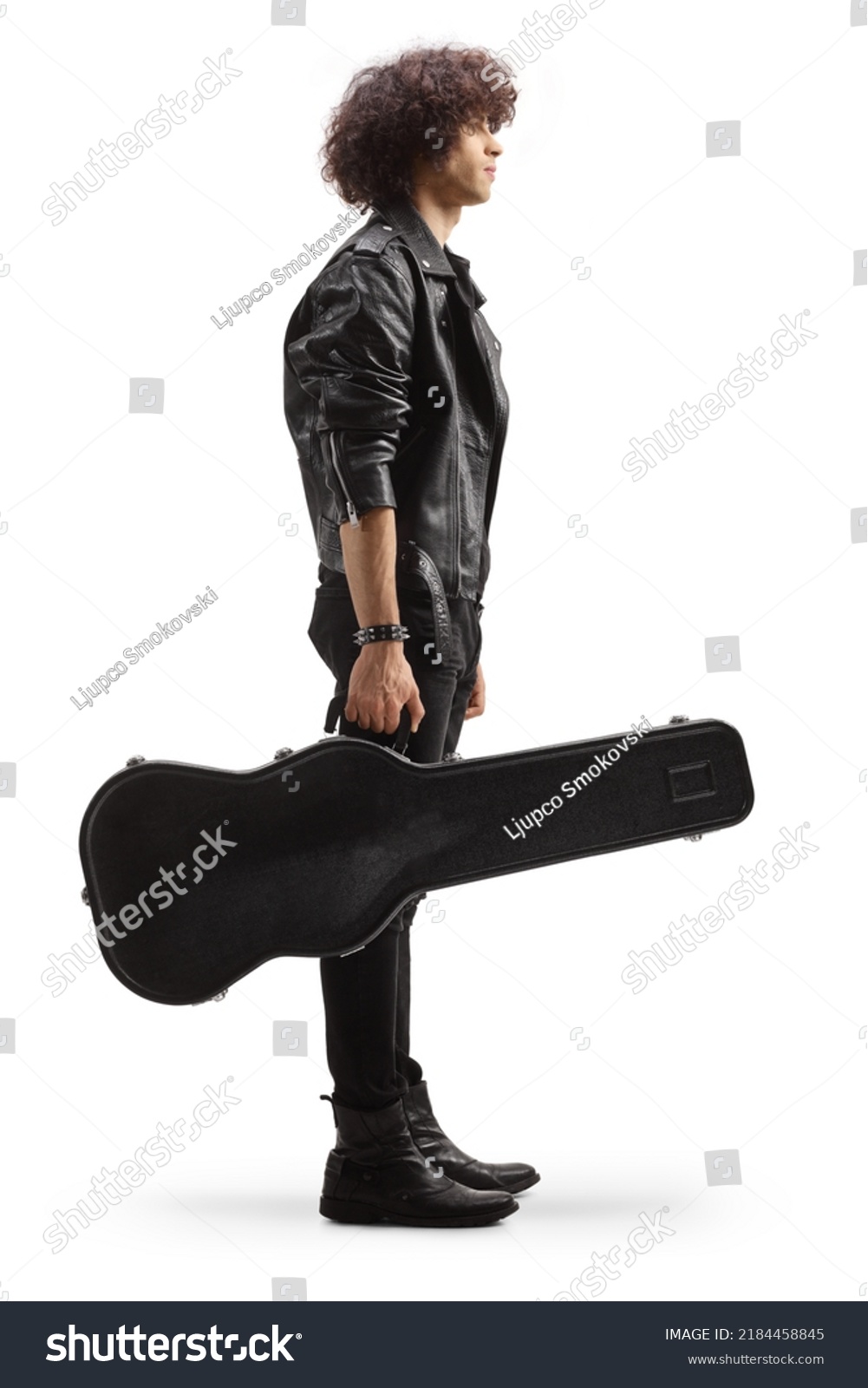 Full Length Profile Shot Young Rock Stock Photo 2184458845 | Shutterstock