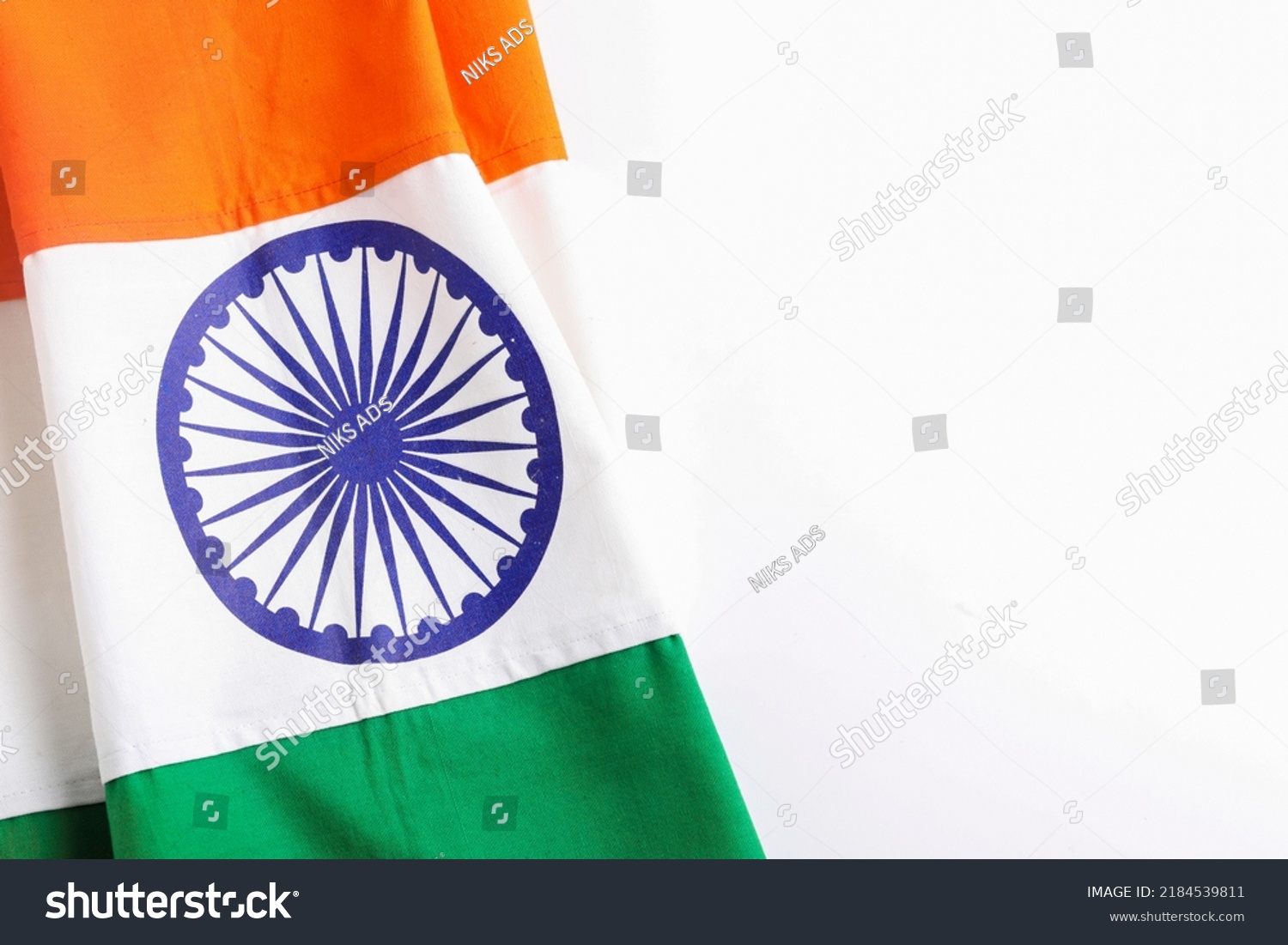 Happy Republic Day India Tricolor Flag Stock Photo 2184539811 ...