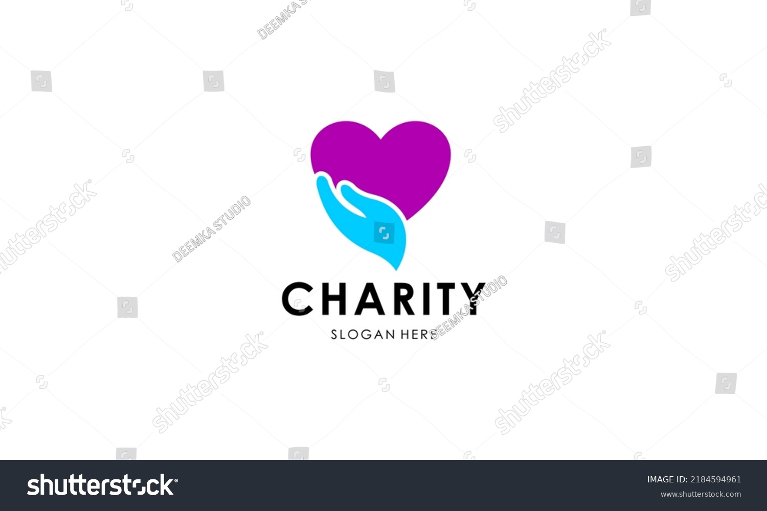 International Day Charity Logo Vector Stock Vector (Royalty Free ...