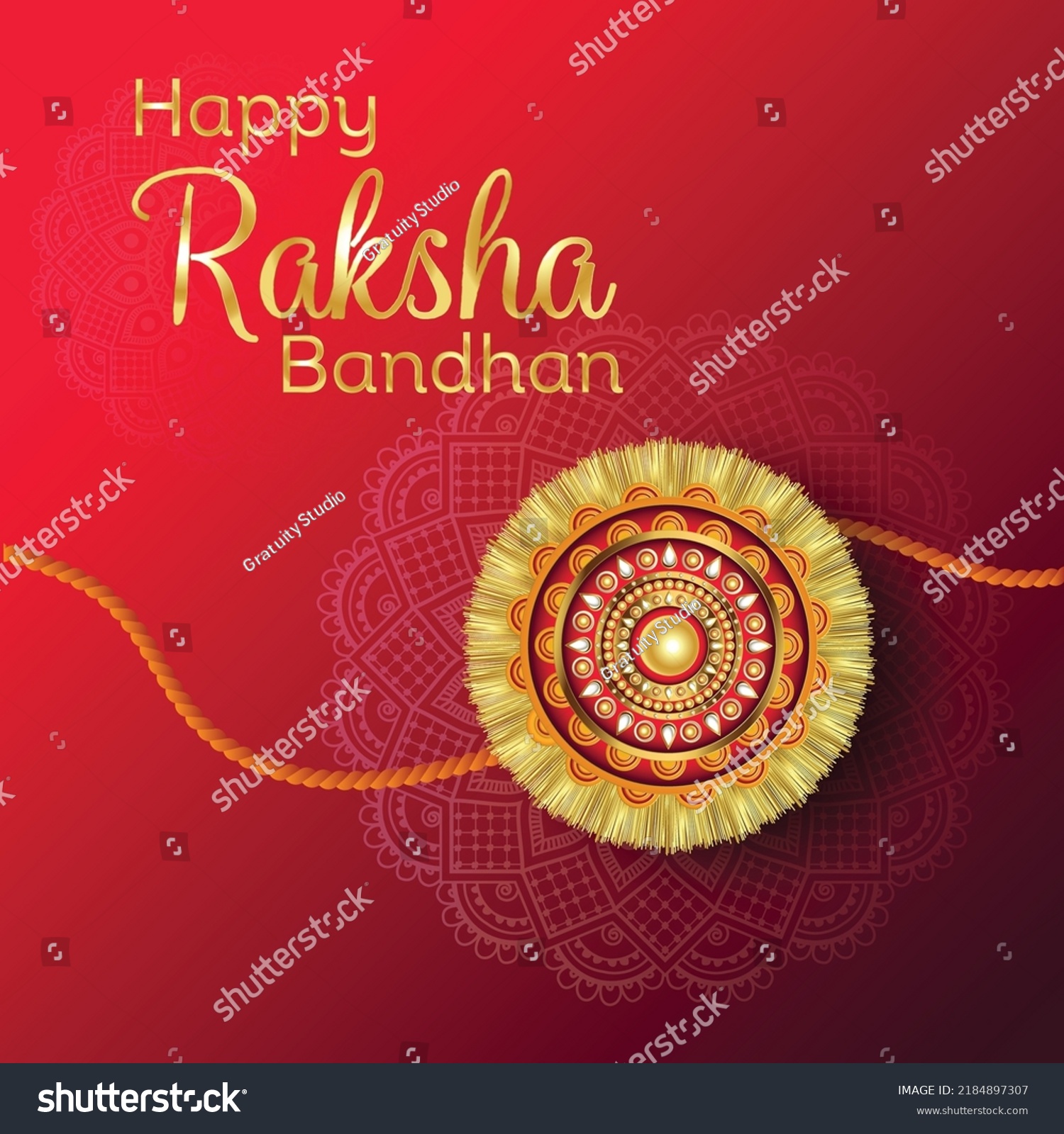 Raksha Bandhan Festival Background Design Creative Stock Vector ...