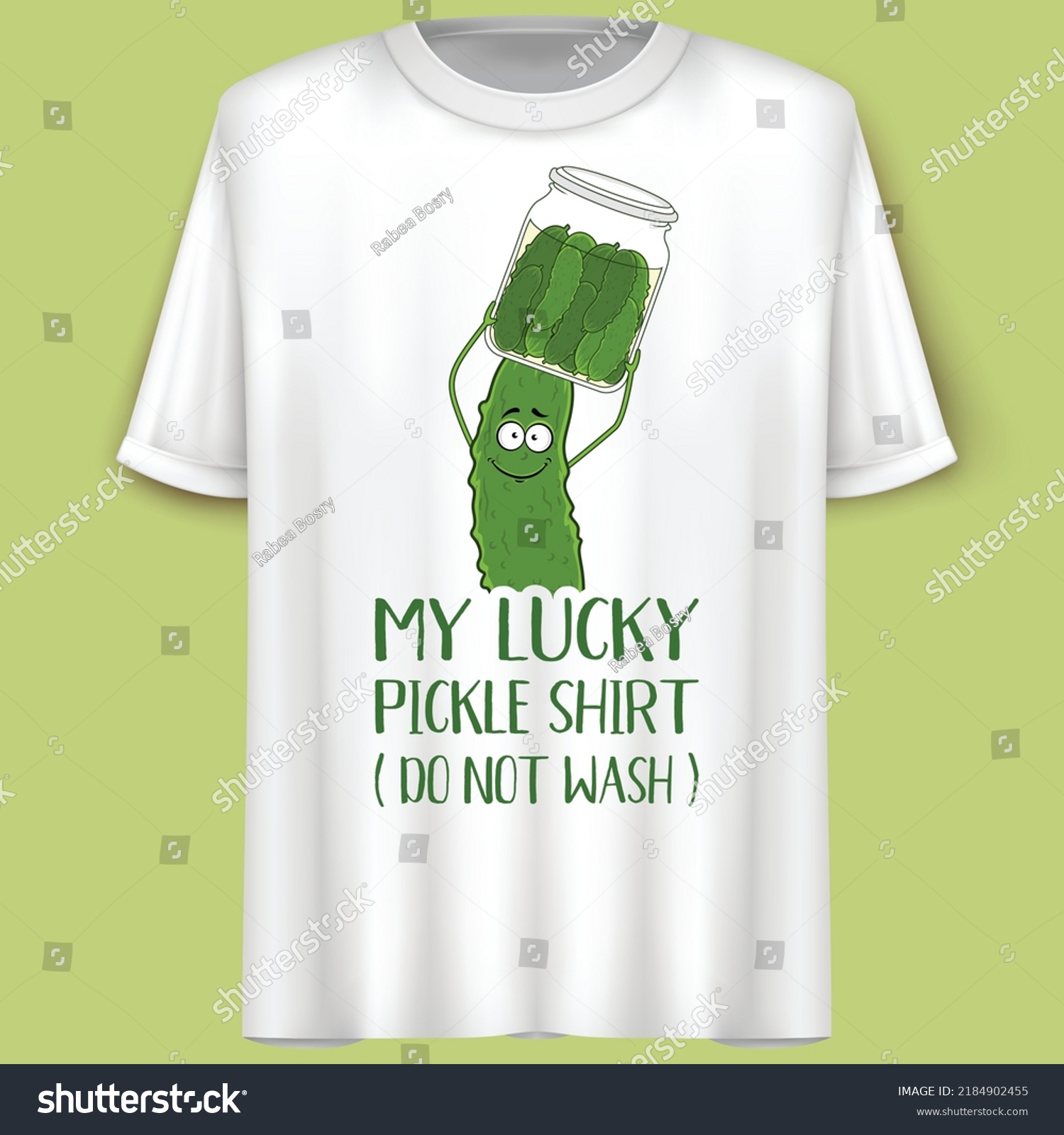 Pickle Cartoon Character Vector Illustration Funny Stock Vector Pickle Cartoon Character Vector Illustration Funny Stock Vector