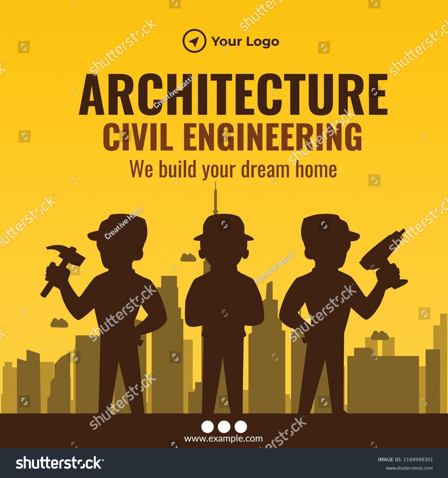 Architecture Civil Engineering We Build Your Stock Vector Royalty Free 2184948301 Shutterstock 0237