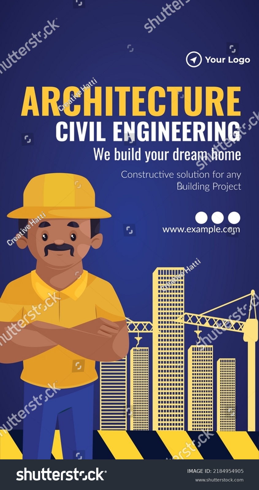 Architecture Civil Engineering We Build Your Stock Vector Royalty Free 2184954905 Shutterstock 9613