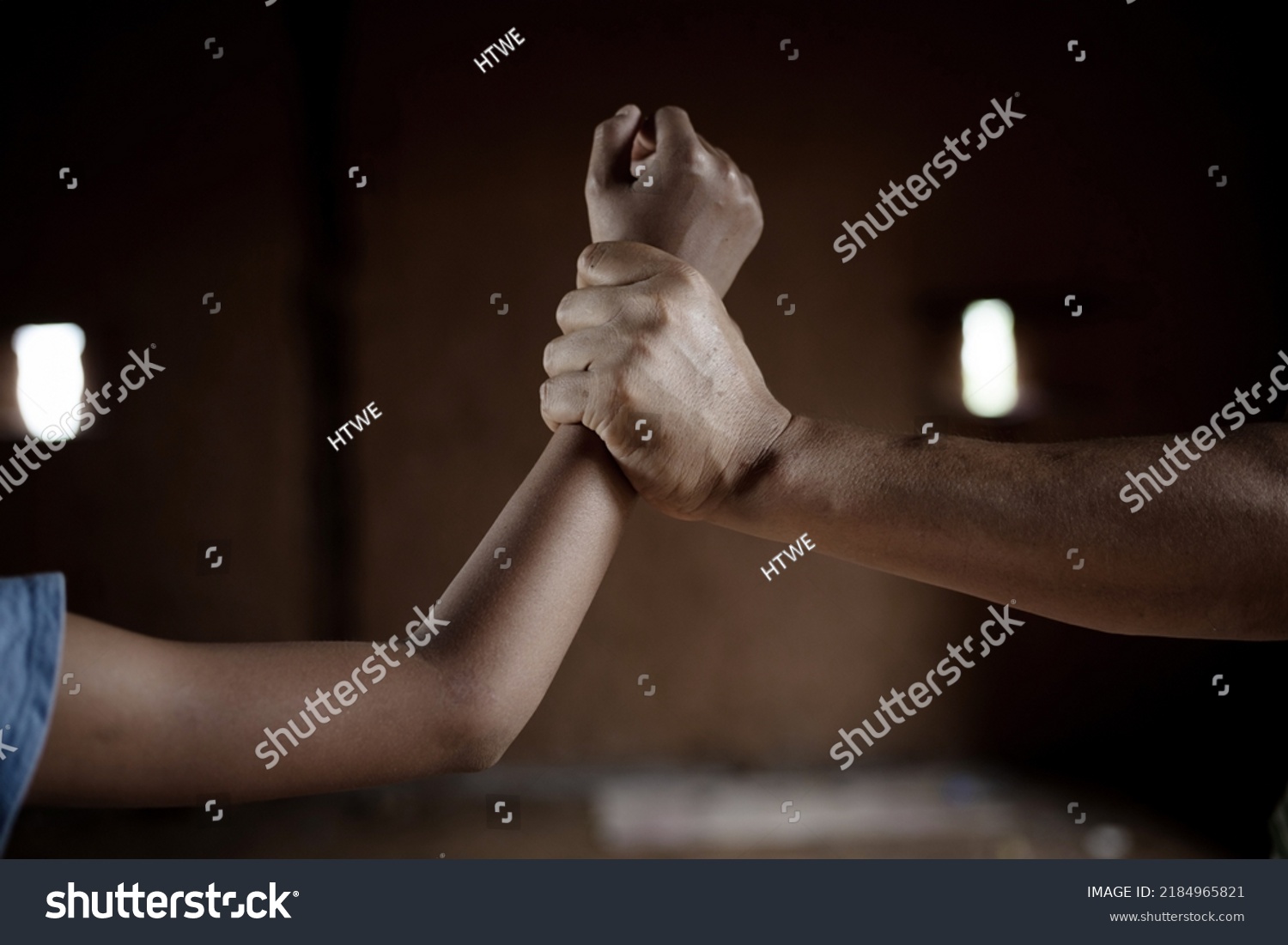 Trafficking Concept Child Victim Human Trafficking Stock Photo ...