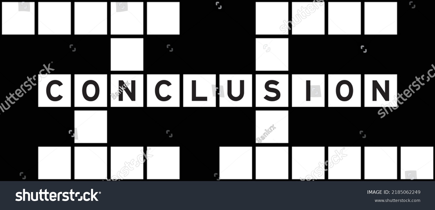 come to a conclusion crossword