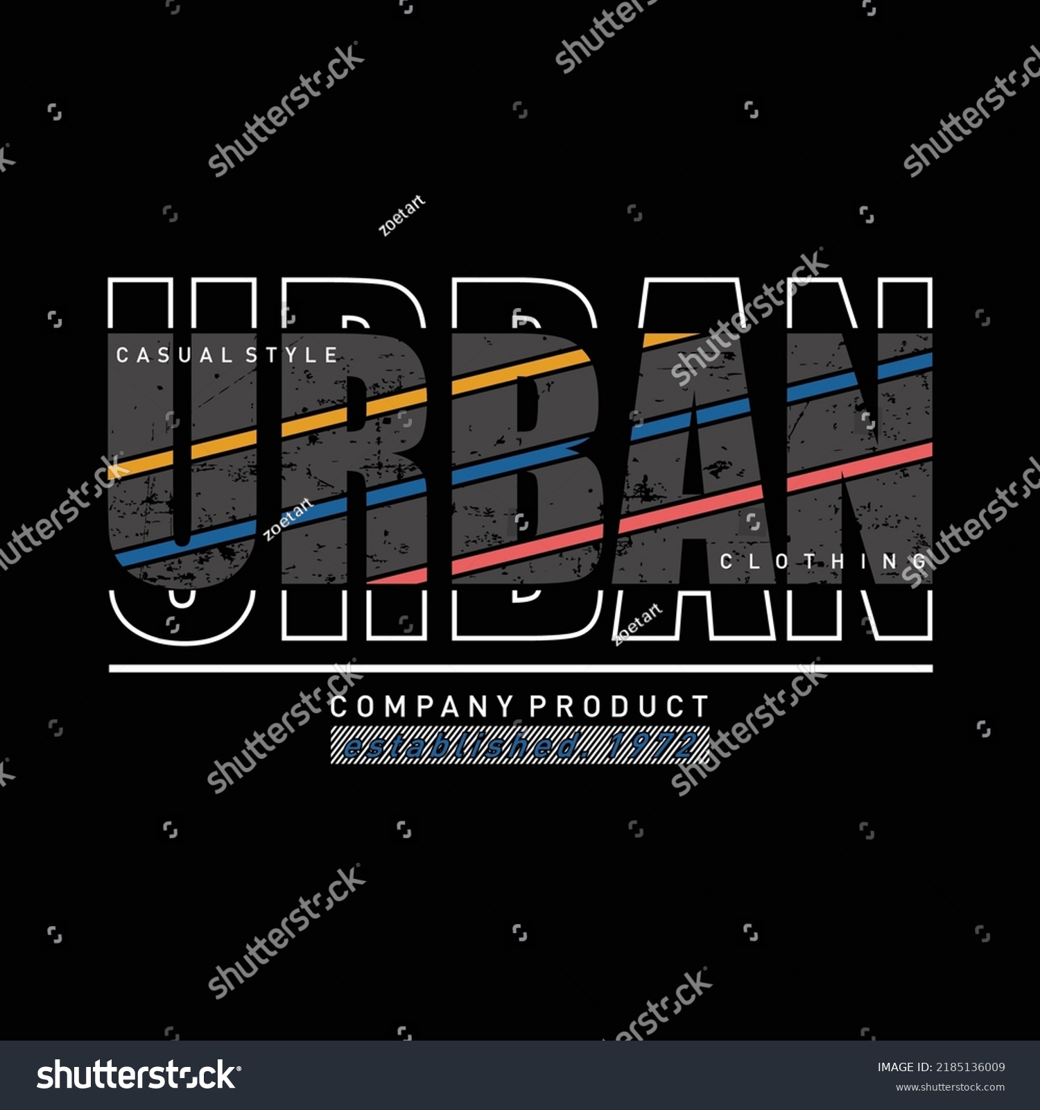 Urban Text Cool Graphic Vector Illustration Stock Vector (Royalty Free ...