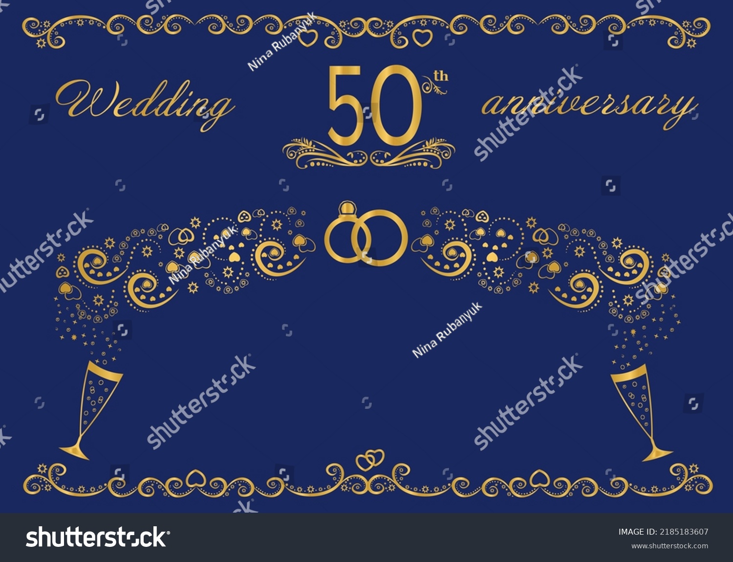 50th-wedding-anniversary-card-greetings-writing-stock-vector-royalty