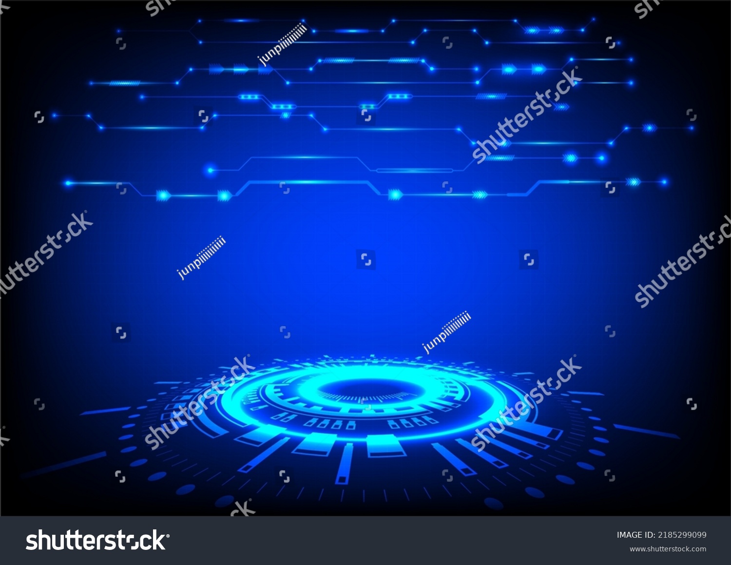 Graphics Design Circuit Diagram Digital System Stock Vector (royalty 