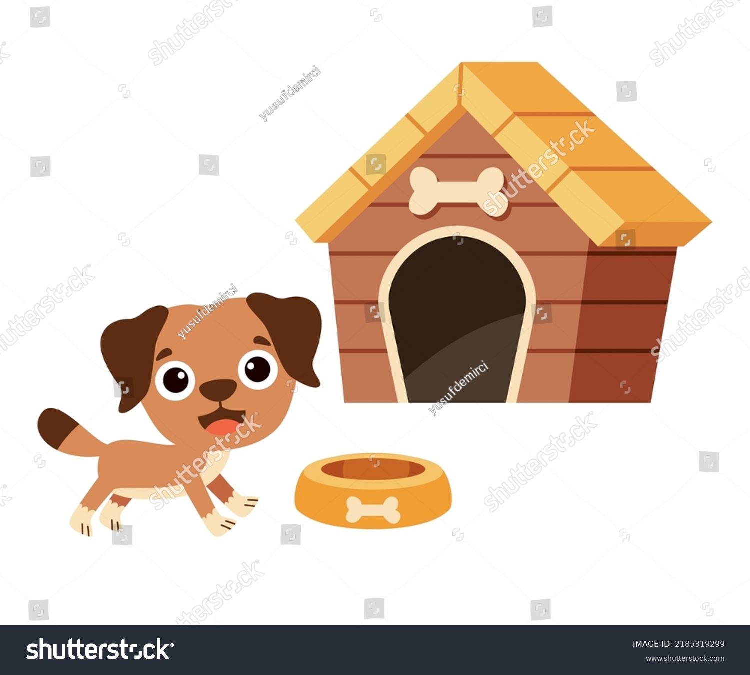 Cartoon Drawing Dog Stock Vector (Royalty Free) 2185319299 | Shutterstock