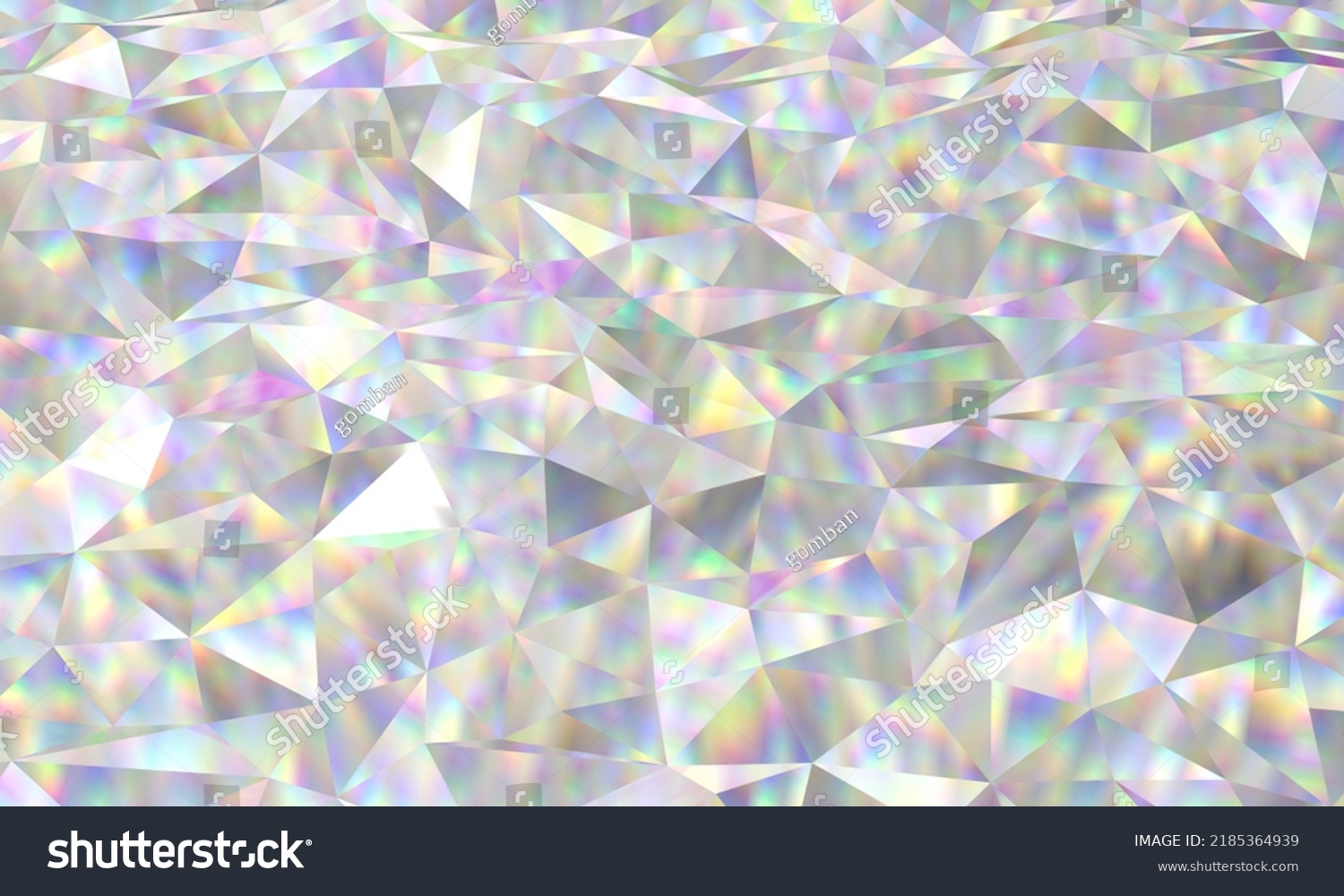 3d Illustration Kristal Arka Planabstract Crystal Stock Illustration