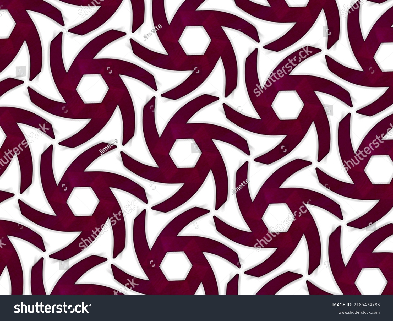 Hand Drawing Pattern Made Bourgogne On Stock Illustration 2185474783