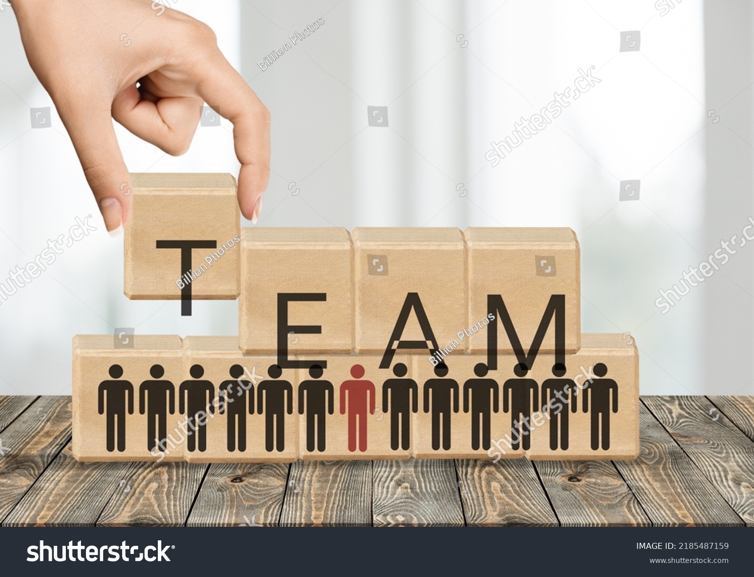 Team Building Sucess Concept Work Collaboration Stock Photo 2185487159 ...