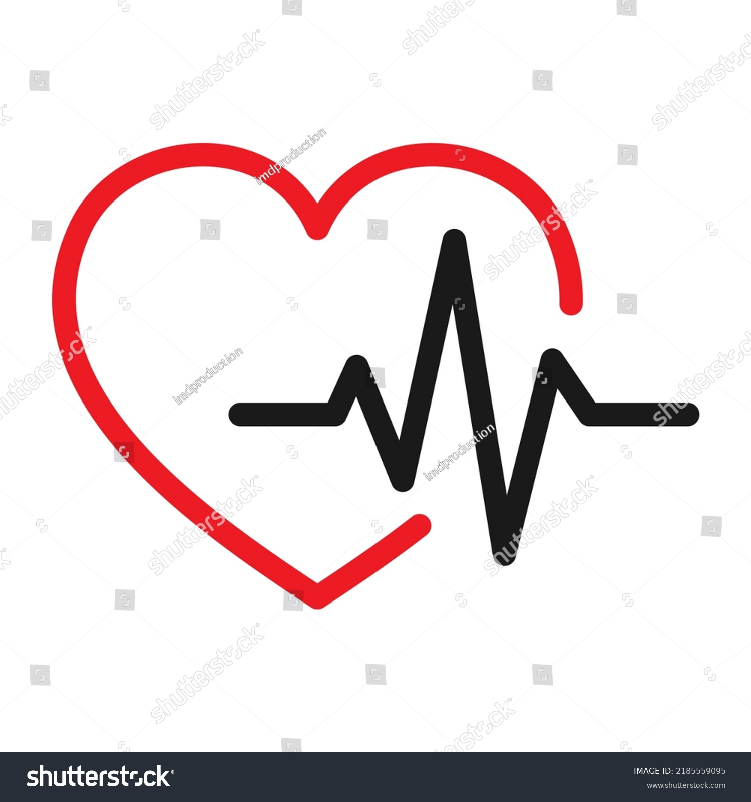 Warning Triangle Icon Failure Icon Heart Stock Vector (Royalty Free ...