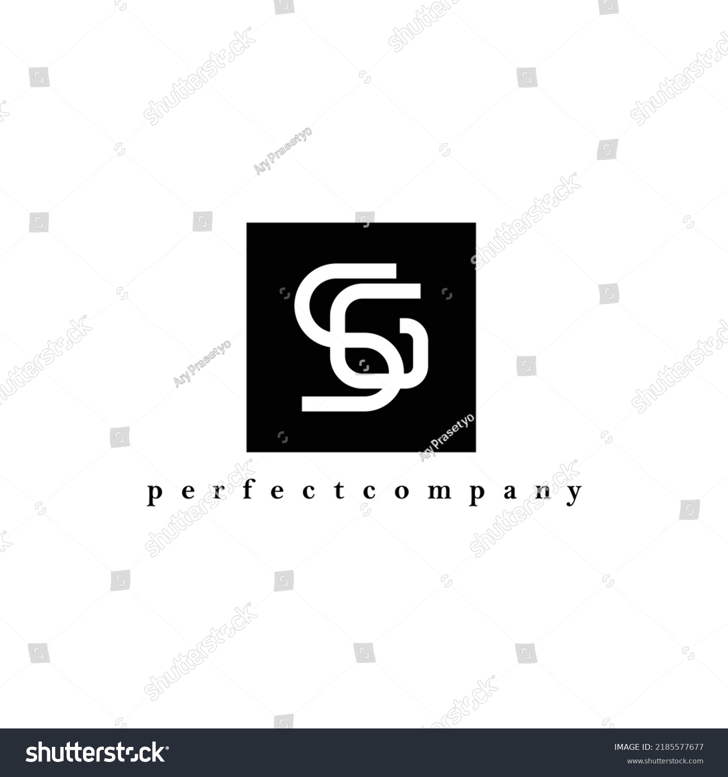 Sg Initial Based Vector Logo Two Stock Vector (Royalty Free) 2185577677 ...