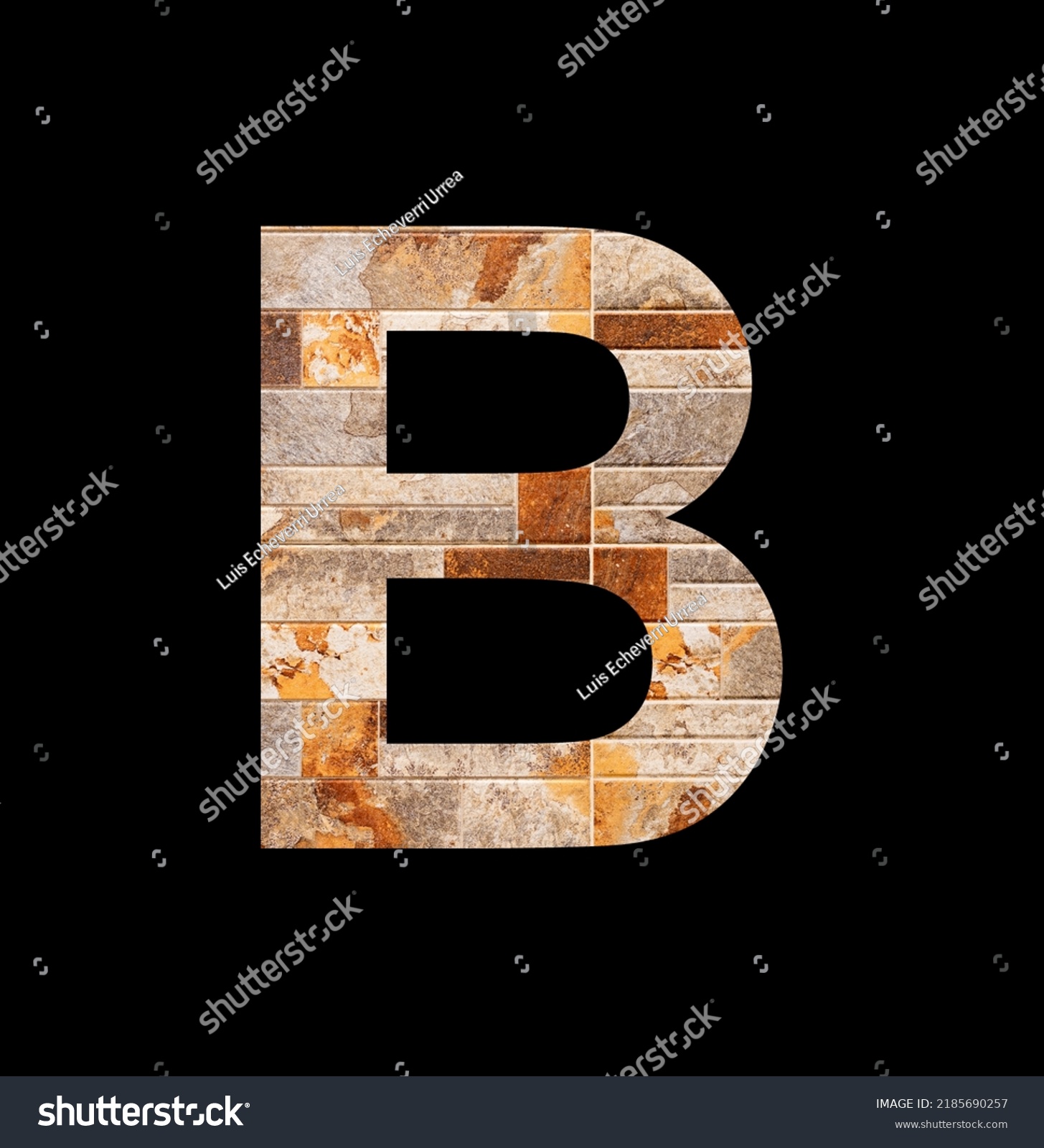 Alphabet Letter B On Tile Background Stock Photo 2185690257 | Shutterstock