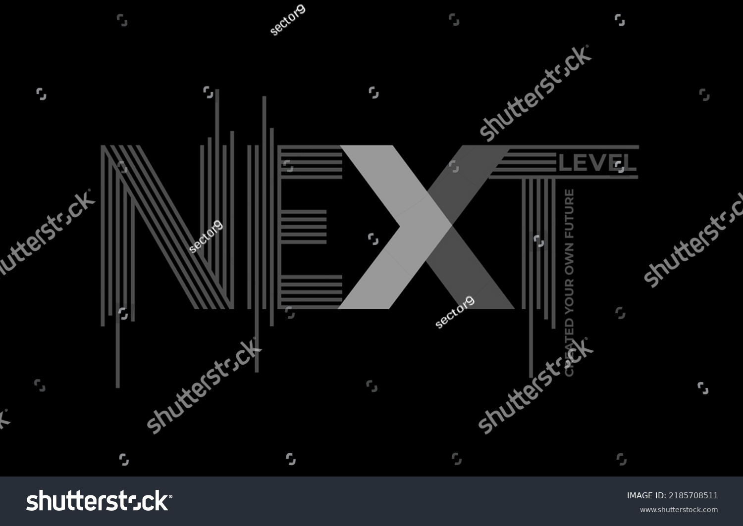 next-level-typography-t-shirt-stock-vector-royalty-free-2185708511