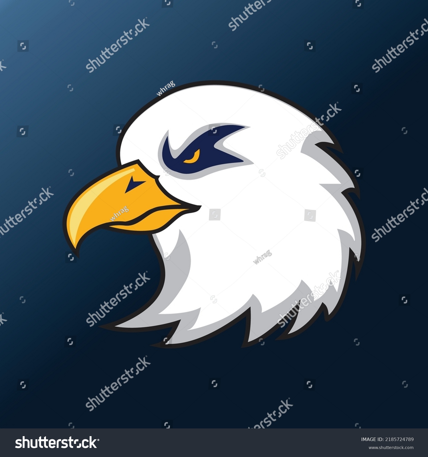 Eagle Mascot Logo Vector Illustrationvector Art Stock Vector (Royalty ...