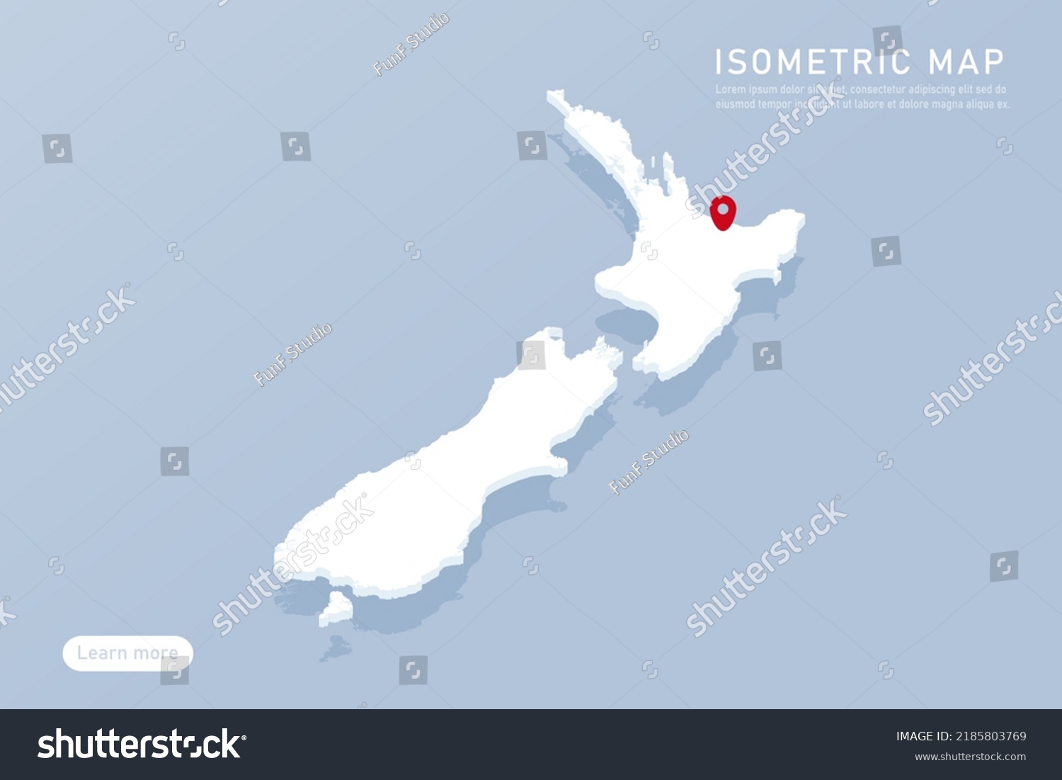 NZ World Map Why Is New Zealand - Stock Vector New Zealand Map World Map International Vector Template With Isometric Style Including Shadow 2185803769