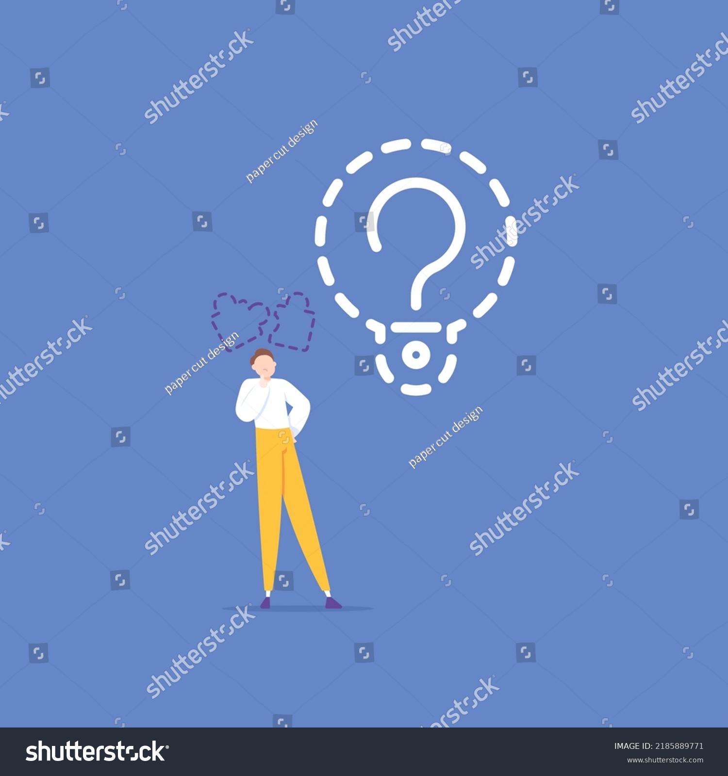 Crisis Ideas Problems Business Think Analyze Stock Vector (Royalty Free ...