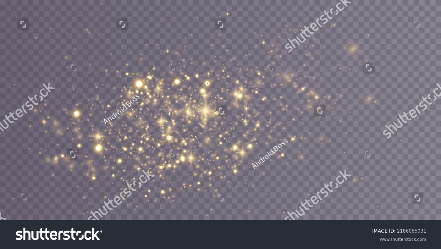 Golden Light Png Bokeh Light Lights Stock Vector (Royalty Free ...