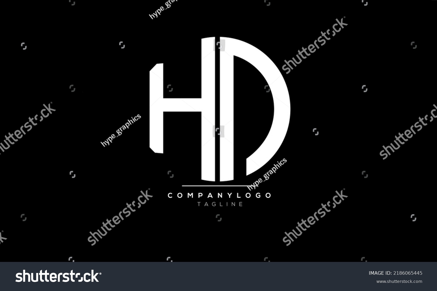 Alphabet Letters Initials Monogram Logo Hd Stock Vector (royalty Free 