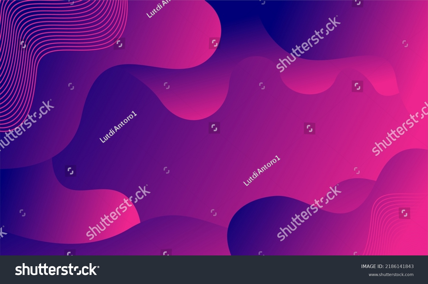 Purple Background Flyer Design Template Stock Vector (Royalty Free ...