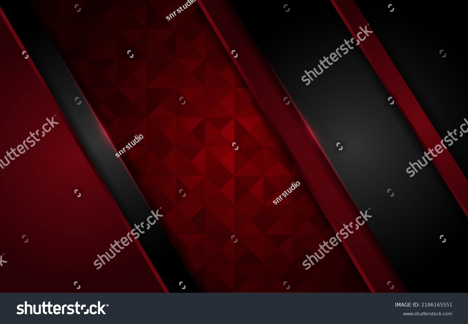 Luxury Black Background Red Lines Combinations Stock Vector (Royalty ...