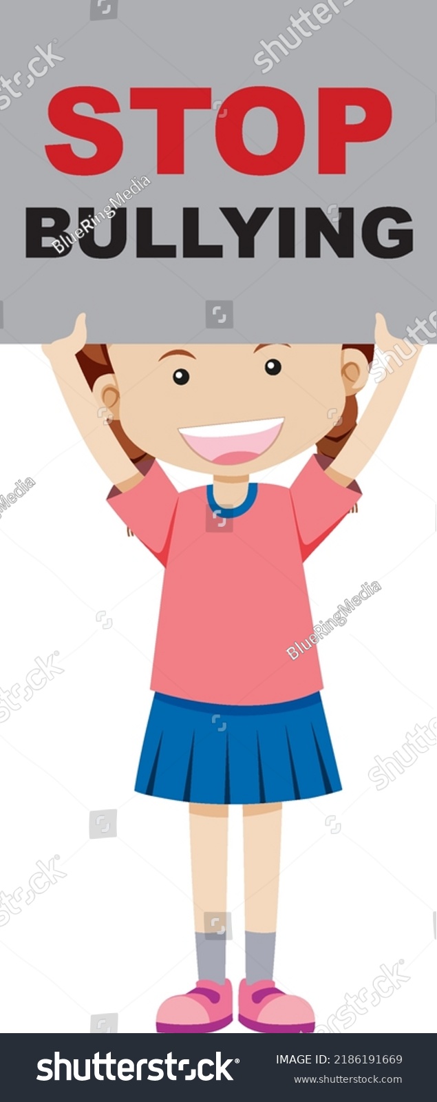 Stop Bullying Concept Vector Illustration Stock Vector (Royalty Free ...