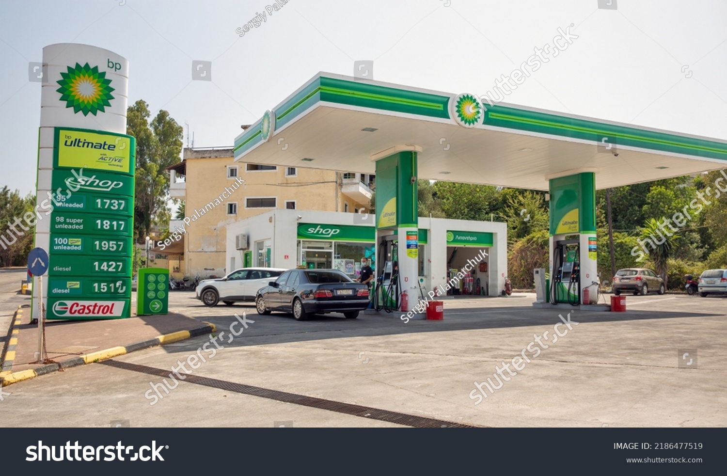 Corfu Greece August 03 2021 Driver Stock Photo 2186477519 | Shutterstock