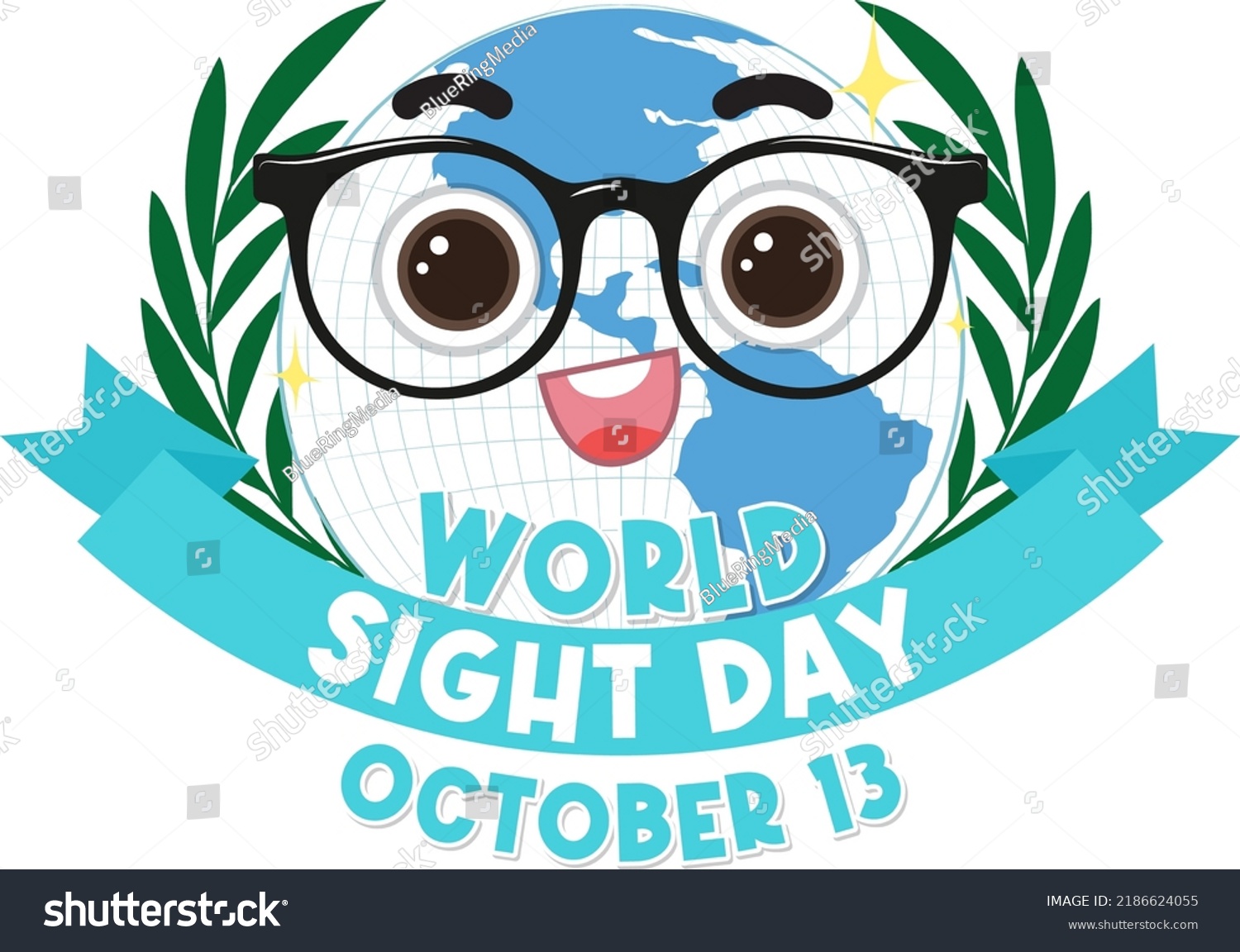 World Sight Day Poster Template Illustration Stock Vector (royalty Free 