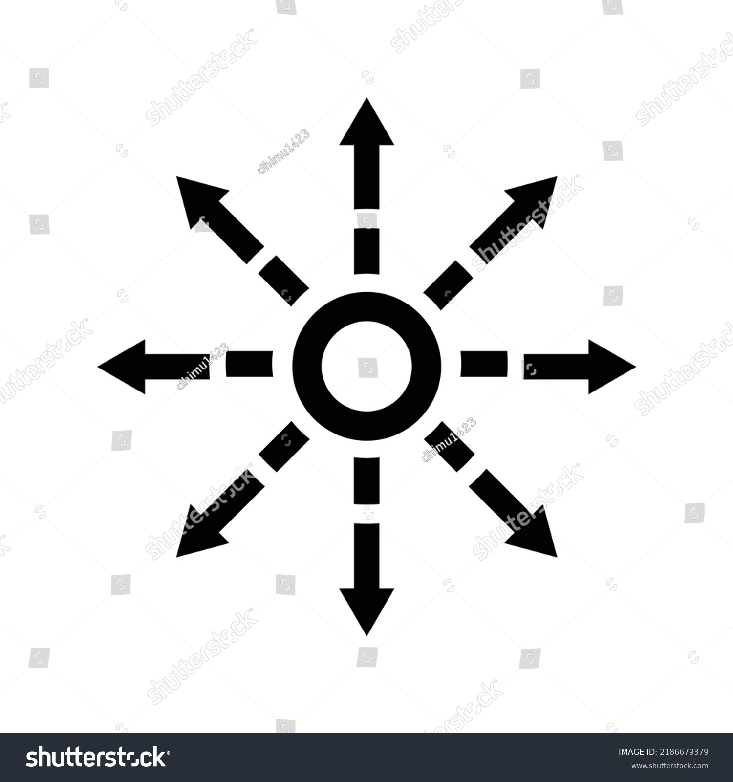 Access Connectivity Decentral Outline Icon Black Stock Vector (Royalty ...